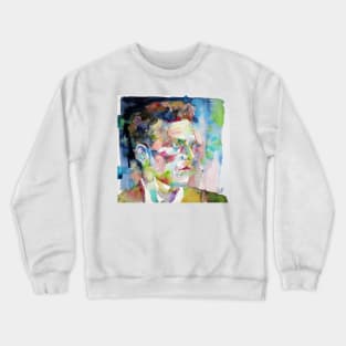 LUDWIG WITTGENSTEIN - watercolor portrait.1 Crewneck Sweatshirt